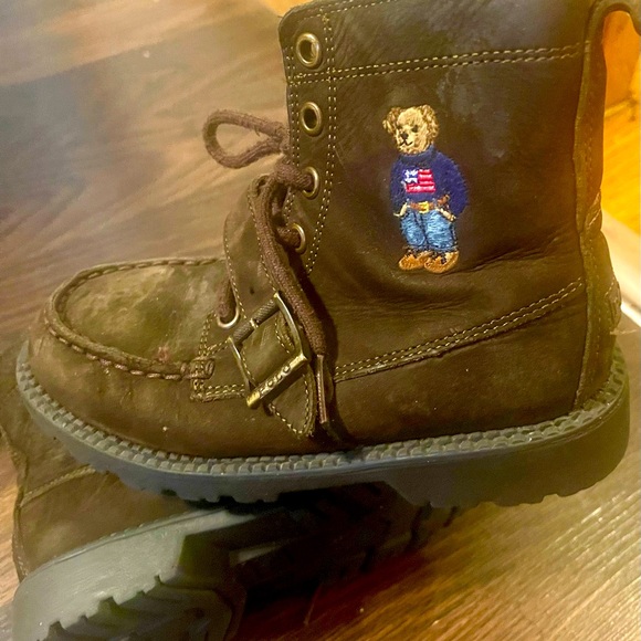 kids ralph lauren polo boots size 13 - Picture 4 of 8